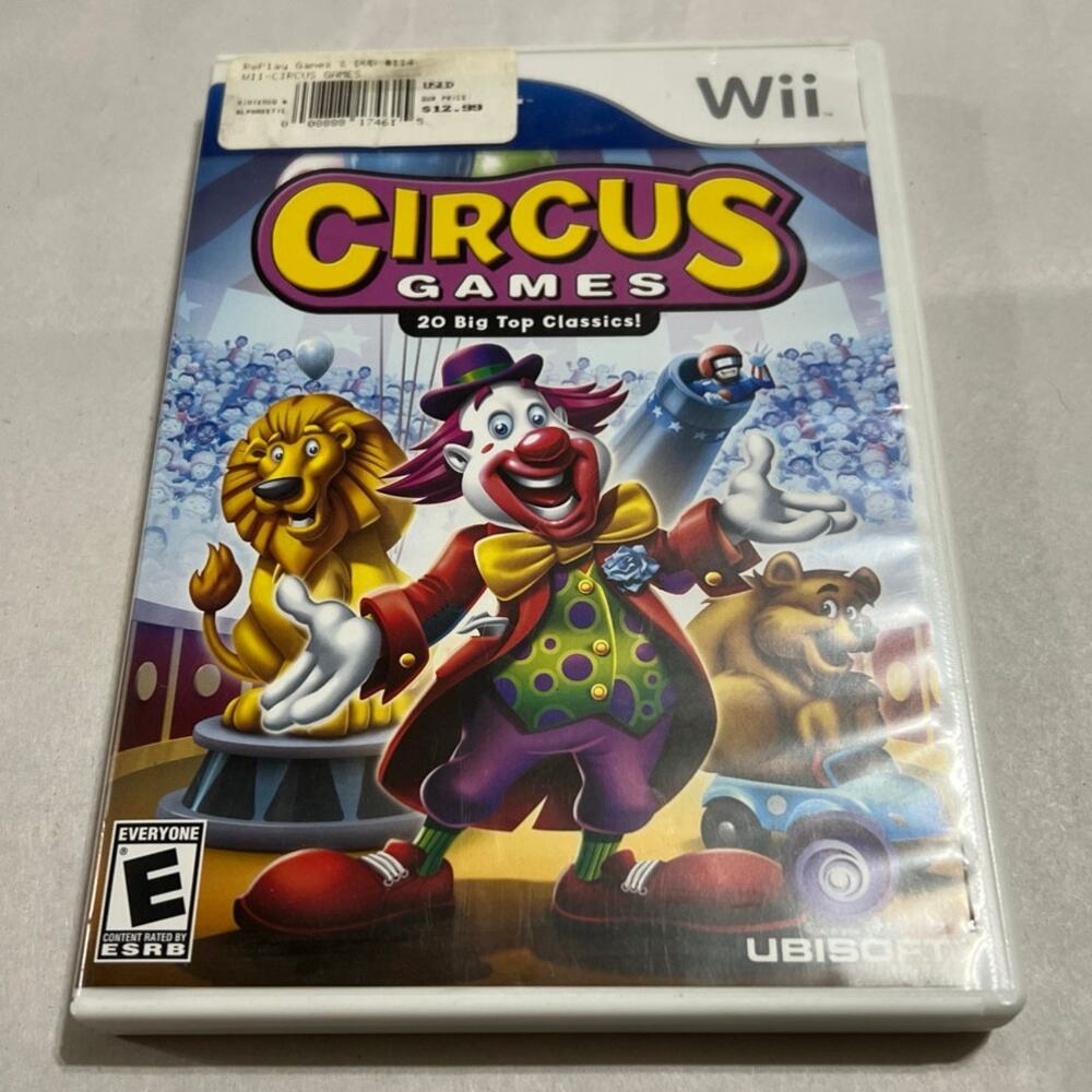 UBI Soft Circus Games 20 Big Top Classics! For Nintendo Wii Complete in …